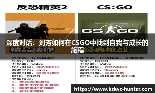 深度对话：刘芳如何在CSGO中找到自我与成长的旅程